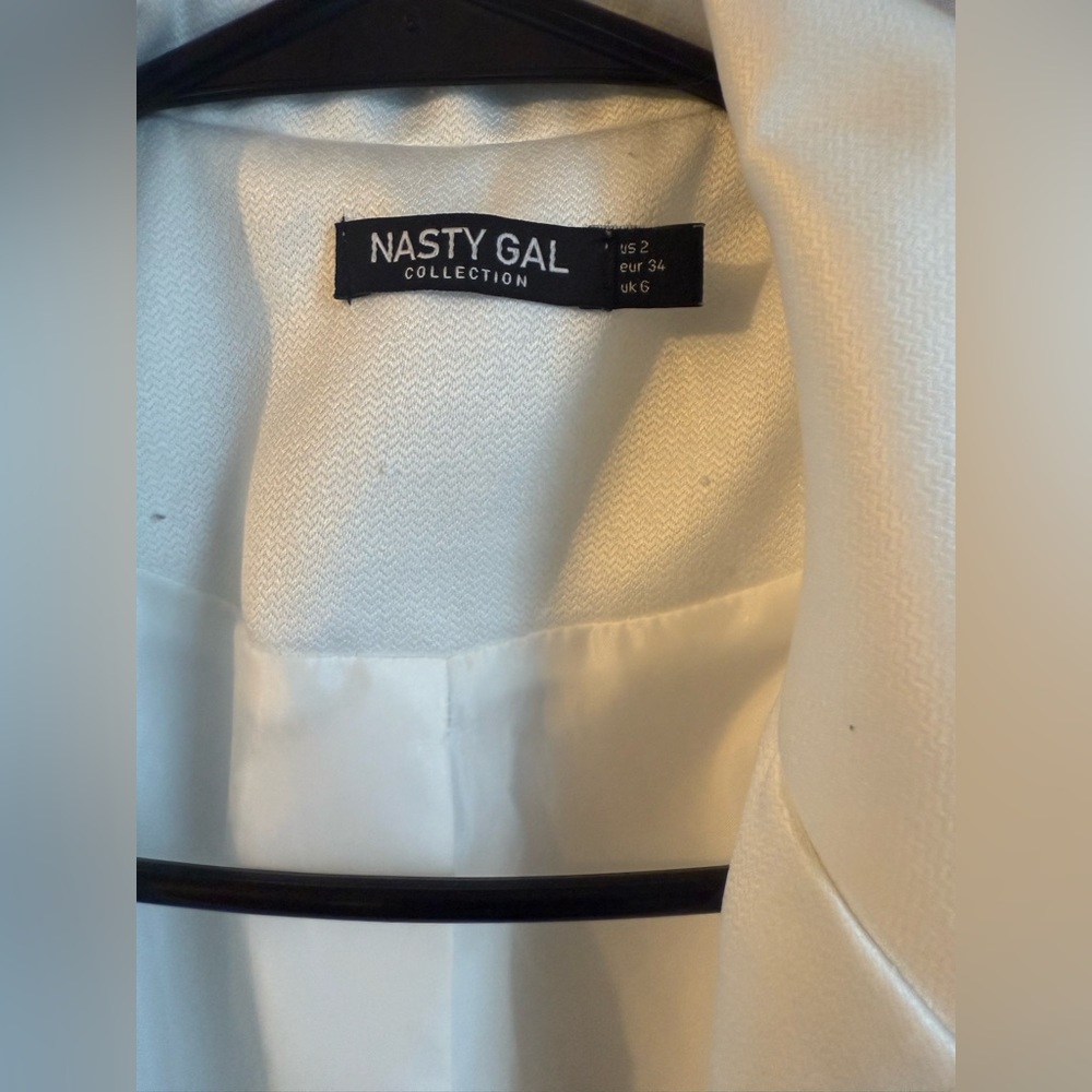 Nasty Gal Cream Blazer